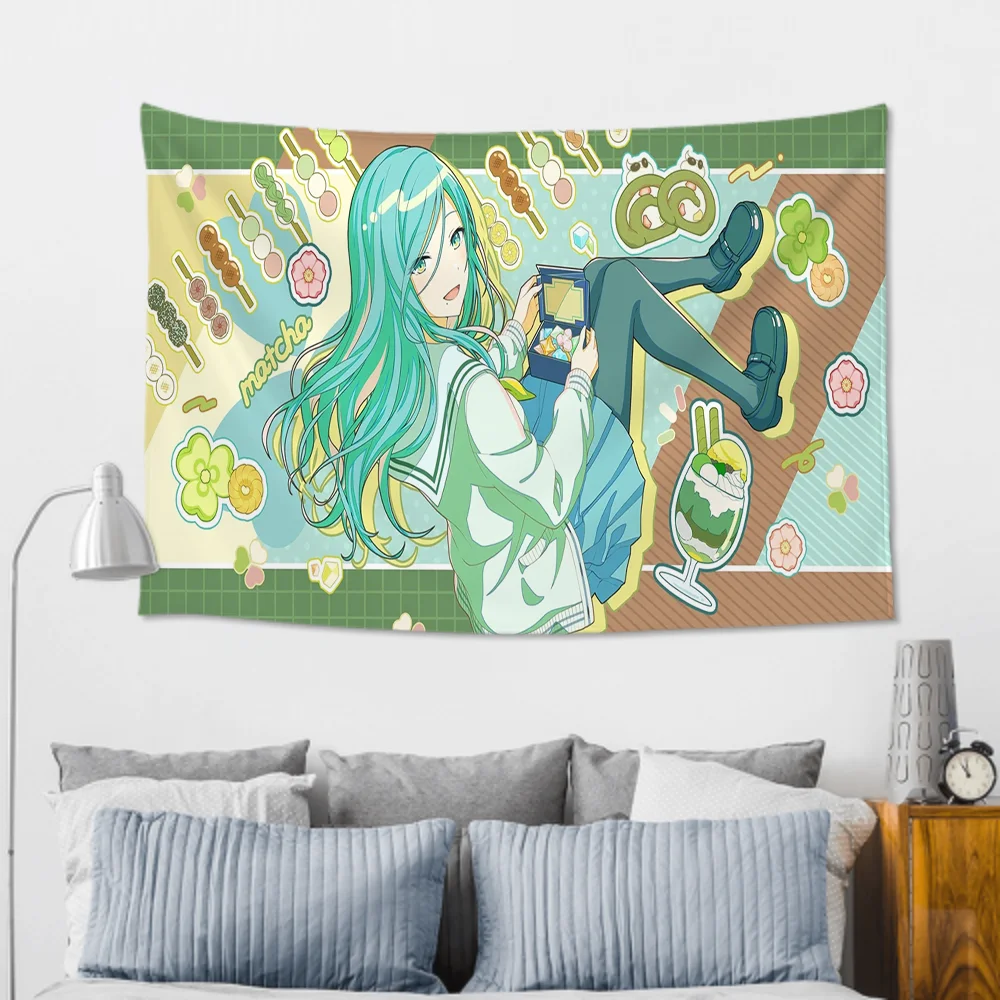 Hinomori Shizuku Animation Spiel P-Projekt S-Sekai Tapisserie Zimmer Dekor Wand Tuch Party Hängen Hintergrund Zimmer Dekor Baby zimmer