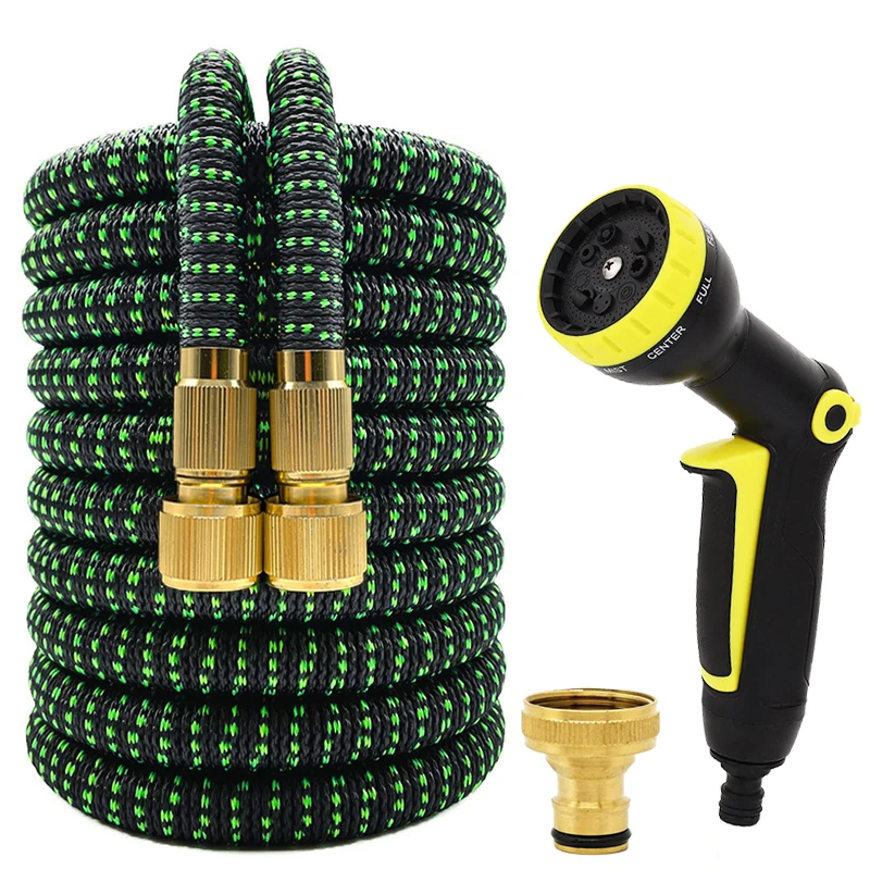 Horticultural Watering Hose, 25-125FT, High-Pressure Car Wash Gun, Telescopic Water Pipe, Used For Car Washing And Watering Hose