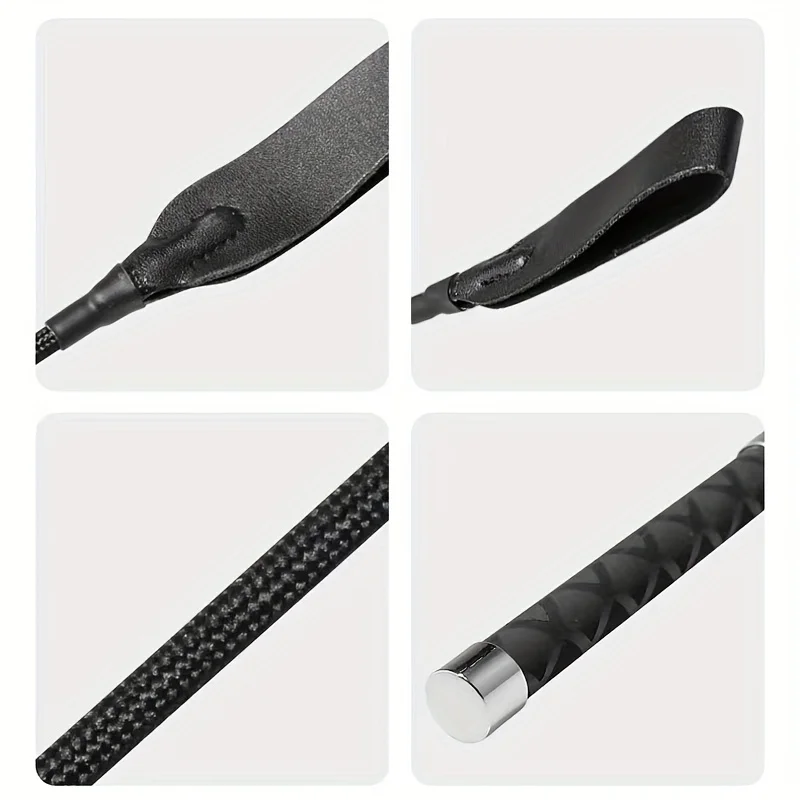 قضيب دليل تدريب الحيوانات الأليفة - عصا تصحيح سلوك الكلاب المتينة، مقبض غير قابل للانزلاق لتدريب الطاعة للاستخدام الداخلي/الخارجي