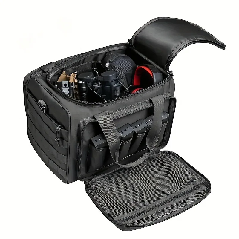 

Outdoor large capacity shoulder bag 900D pistol storage bag training gun bag magazine pistol portable equipment bag