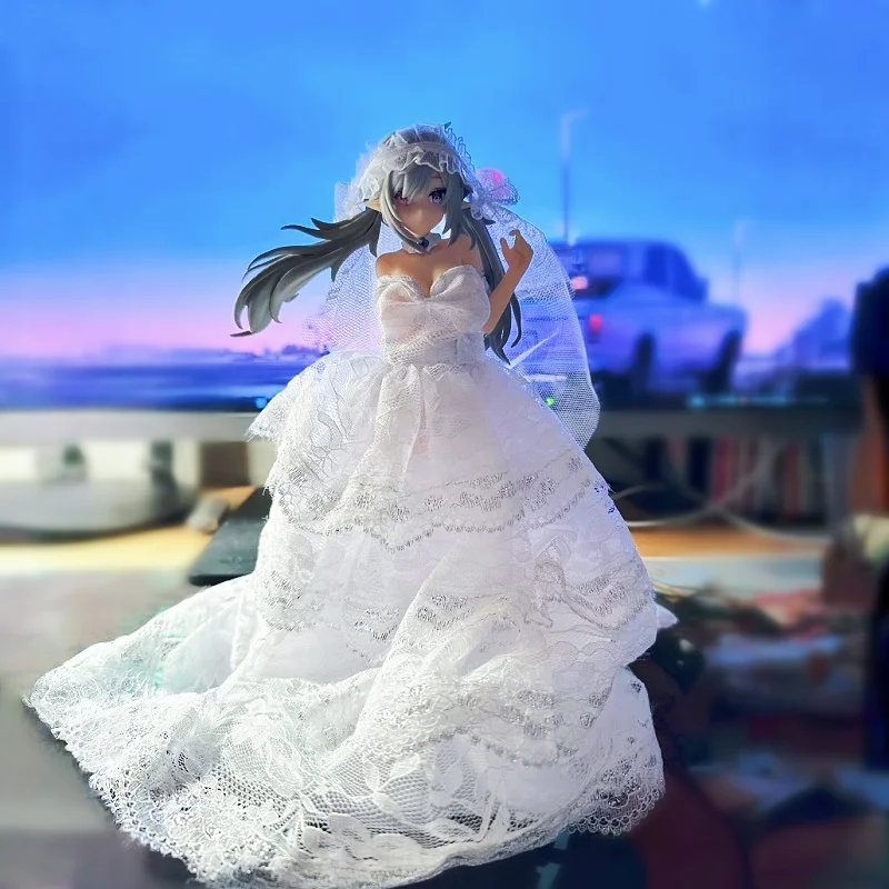 ในสต็อก Premium Soft Body ชุดแต่งงานรุ่น Pure สีขาวอะนิเมะสาว Elf เครื่องประดับคุณภาพสูงรุ่นสะสม