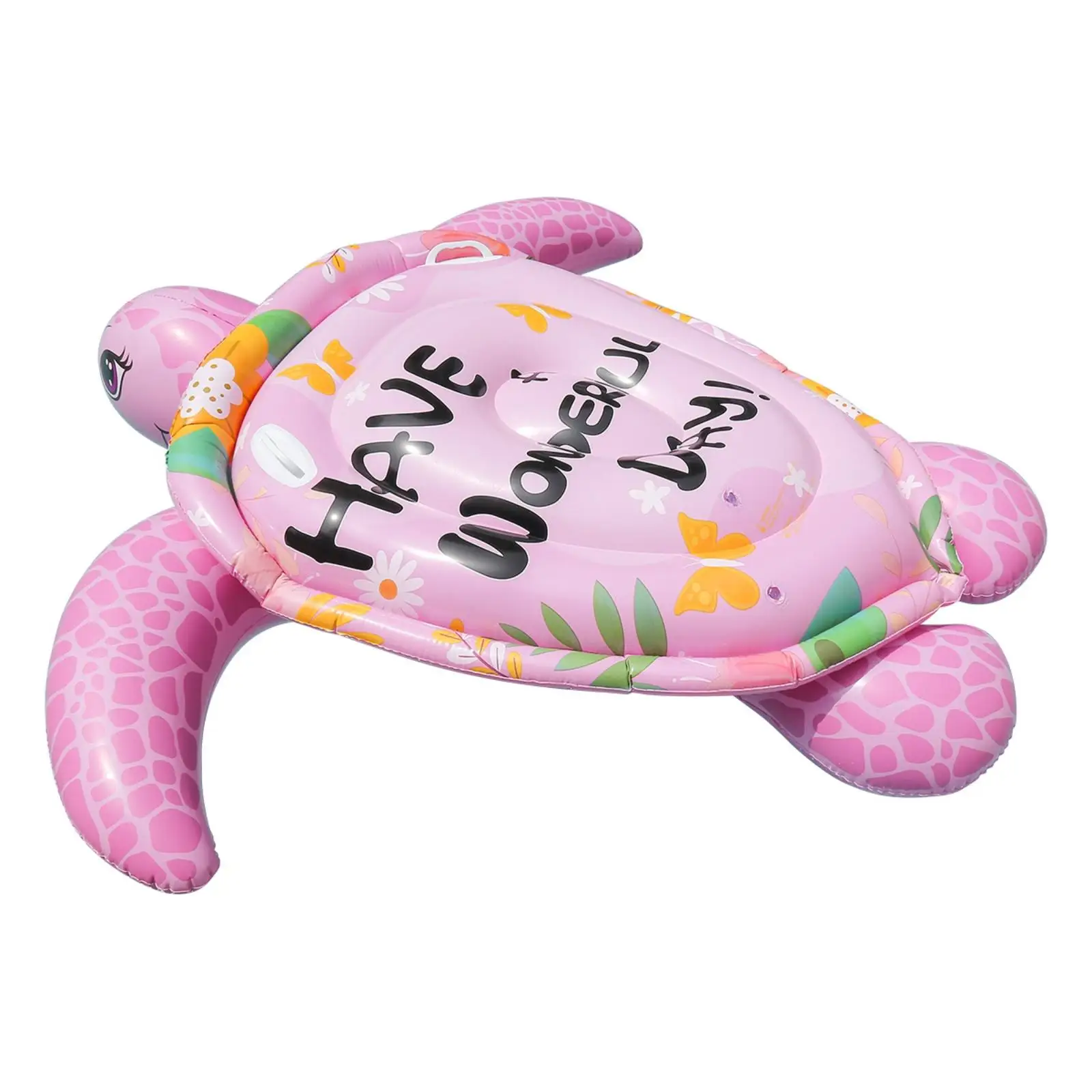 Turtle Pool Lounger Giant Sea Turtle Oversized Inflatable Lounge for Adults, Kids, Beach, Lake