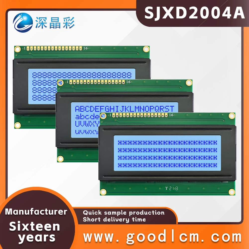 

Русский язык 2004, символьный модуль дисплея LCM SJXD2004A STN серый положительный ЖК-экран 20*4 матричный экран ST7066/AIP31066 привод