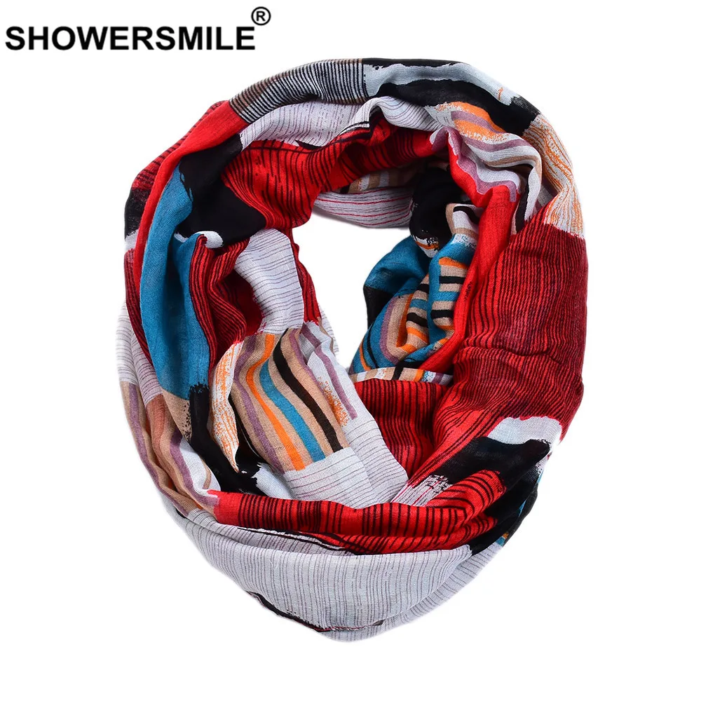 

Красный женский шарф с синим пэчворком, шейный платок с рисунком тушью, модный аксессуар, новый дизайн, с принтом