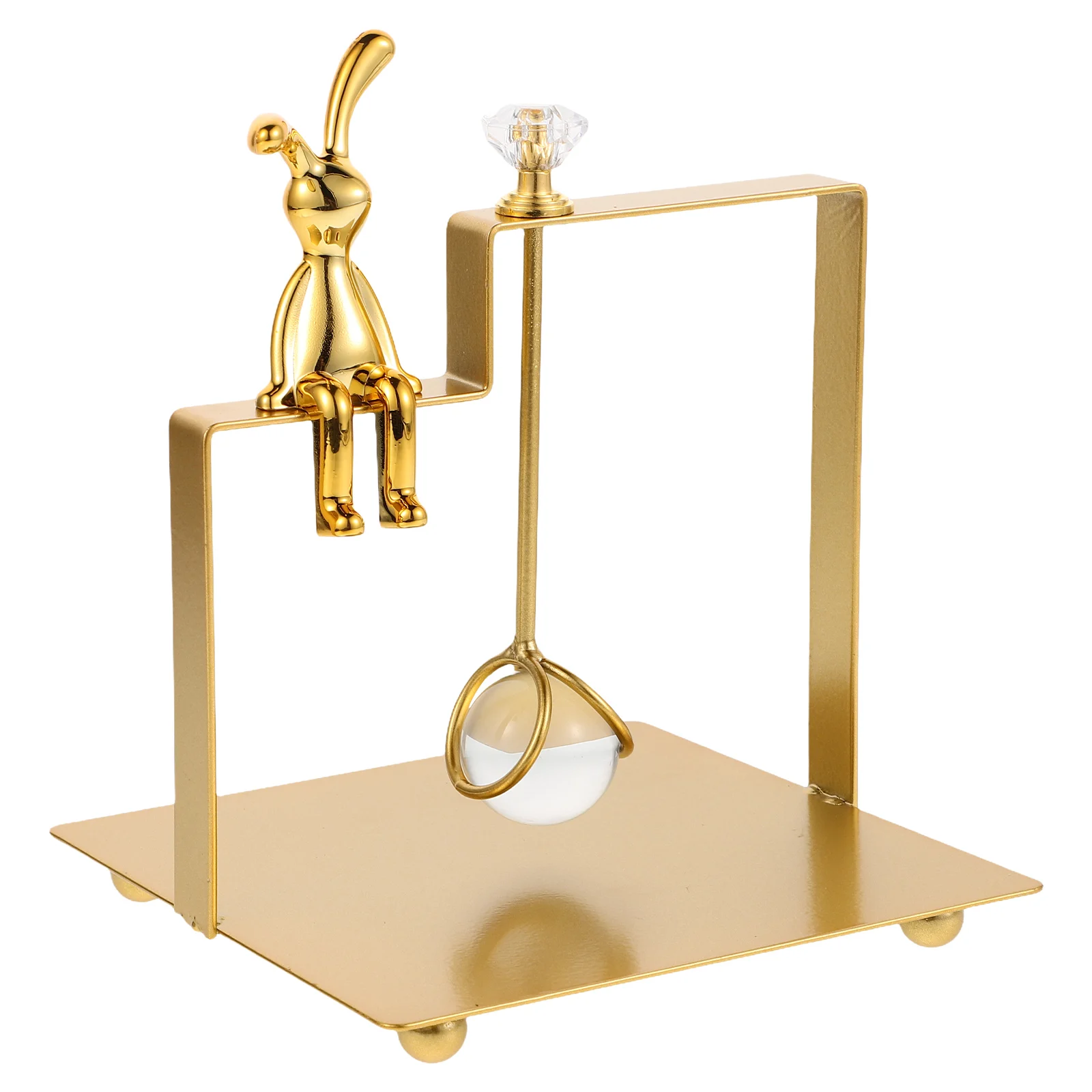 

1pcs Rabbit Paper Napkin Holder Iron Metal Vertical Vintage Square Tabletop Organizer For Kitchen Bathroom Home Multifunctional