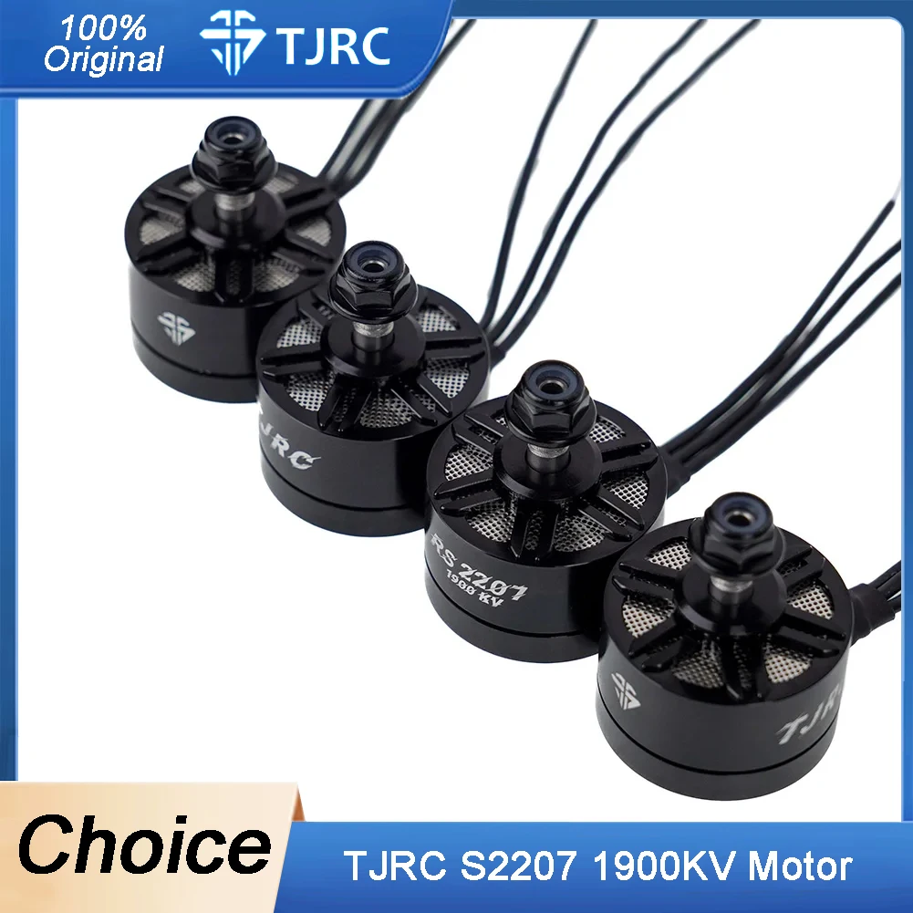 

TJRC RS Series 2207 1900KV 6S Бесщеточный двигатель с высоким крутящим моментом для RC FPV Drone Quadcopter Racing Freestyle DIY Assembly RC Accesso