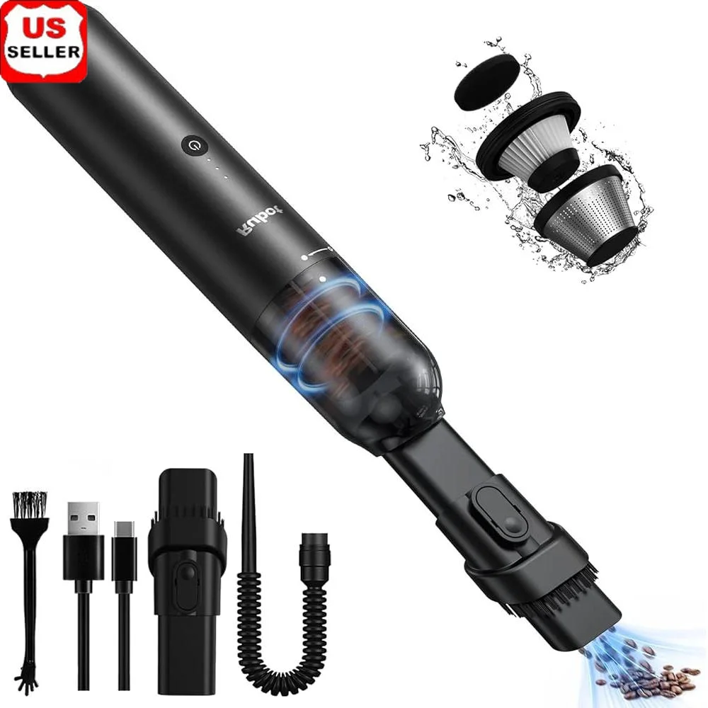 

Handheld Vacuum Cleaner 16000PA Powerful Cordless Suction Mini Vacuum Cleaner Car Home Deep Cleaning HEPA Filter Rechargeable