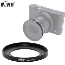 52mm aluminiowy pierścień pośredniczący filtr obiektywu przeznaczony do Sony RX100M5A RX100M5 RX100M4 RX100M3 RX100M3 RX100M2 RX100 Adapter do obiektywu pierścień pośredniczący