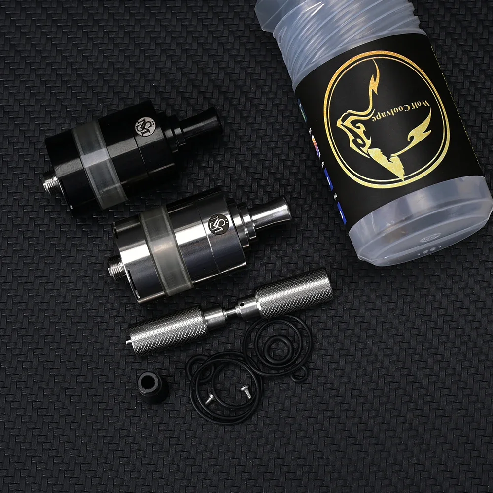Kayfun X Mini RTA MTL Vape Tank 3.2ml 23mm رذاذ قابل لإعادة البناء لملحقات تعديل لفائف واحدة Vaping