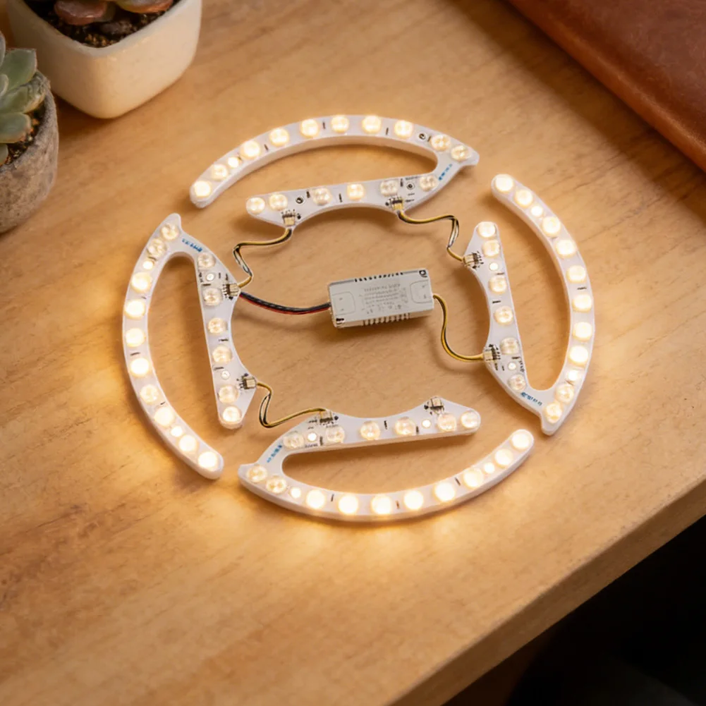 1pc LED Ceiling Light Module 3-Color Dimming 220V Led Light Panel 72W 96W Magnetic Installation LED Panel Module