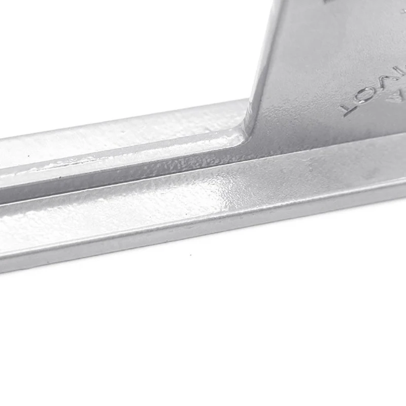 2Pcs/Set 18-25.5CM 10 Inch Aluminum Alloy 1pc Triangle Angle 1pc Ruler Oblong Shape Protractor Measuring Ruler Woodworking Tool