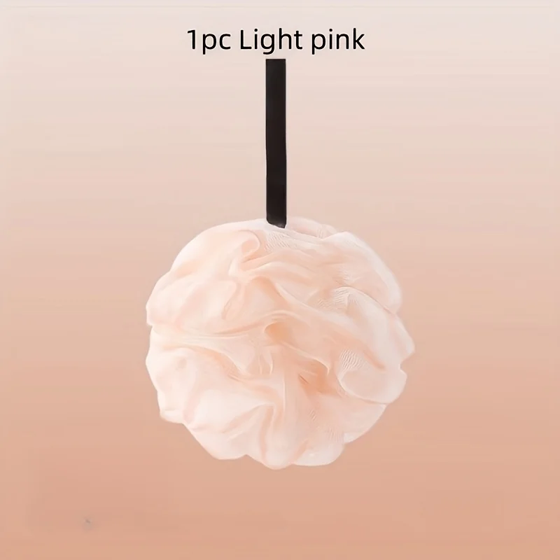 1/3 Pack of Gradient Color Bath Balls, A Dual-Purpose Foaming Bath Towel, Lace Bath Sponge Produces Rich Lather, Does Not Fall A