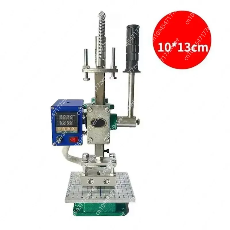 Adjustable 0-400℃ Manual Business Card Leather Wallet Creasing Machine Hot Stamp Foil Brand Printing Small Coating Machine