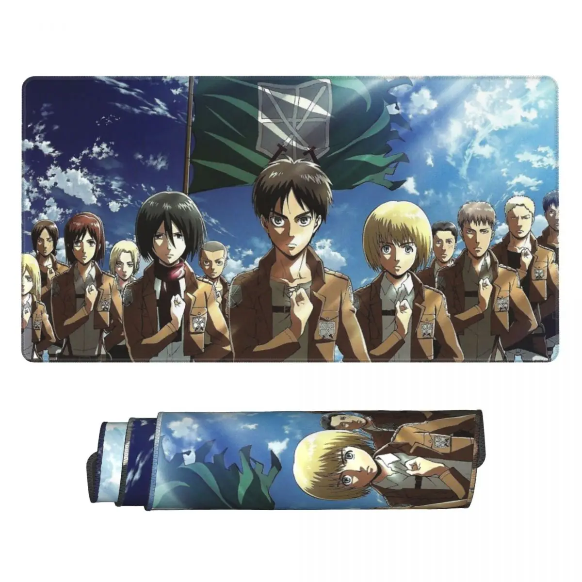 

Large Mouse Pad Attack On Titan Zeke Yeager Gamer PC Laptop Mats Keyboard Carpet Computer Gaming Office Accessories Desk Mat