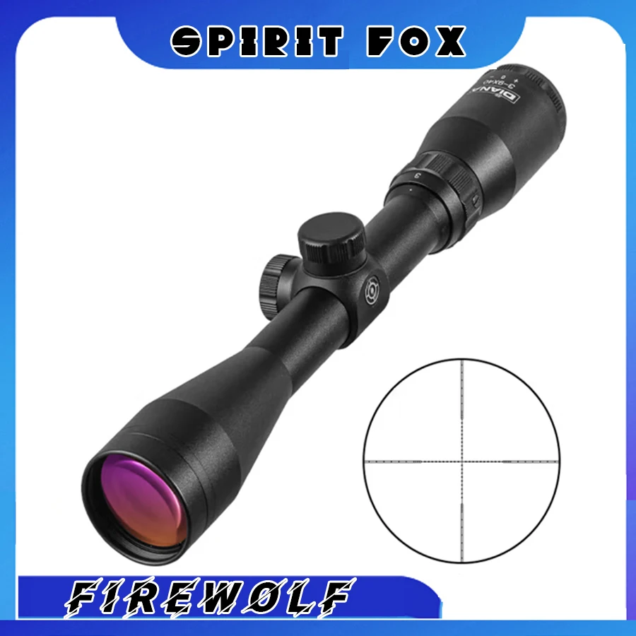 Telescopio Monocular DIANA 3-9X40 con Película Morada HD de Aleación de Aluminio para Exteriores
