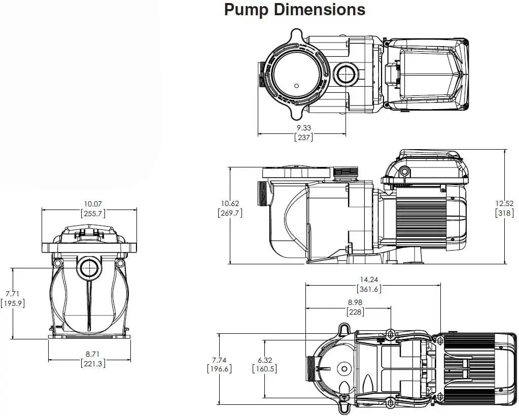 tool.home.EC-342001 - SuperFlo VS Variable Speed Pool Pump, 1.5 HP - Limited Warranty