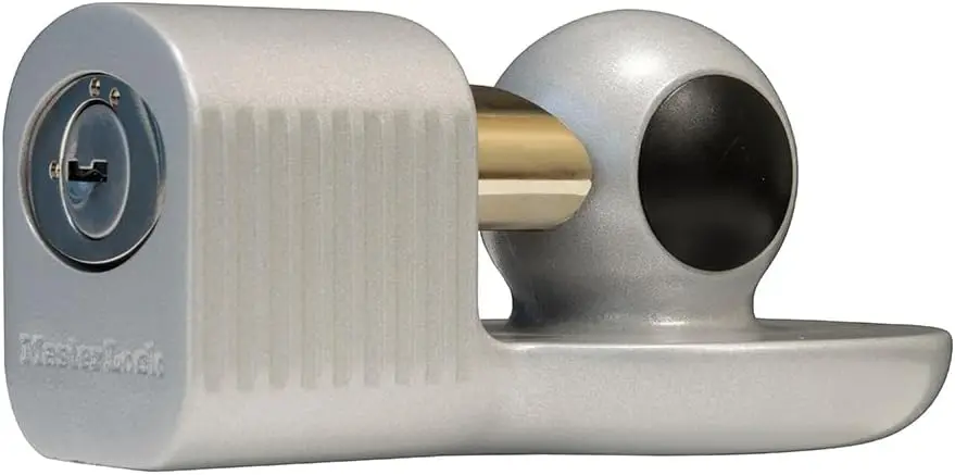 

Замок сцепного устройства прицепа для 1-7/8 дюймов, 2 дюйма и большинства муфт 2-5/16 дюймов, устойчивый к атмосферным воздействиям с ключами