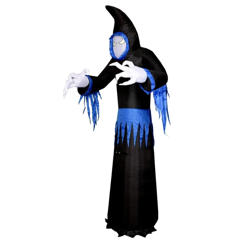 

Spot new Halloween death ghost air model luminous with music scary inflatable air model outdoor garden decoration