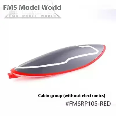 Fms 80mm Foton V3 Model Airplane I Original Accessories Fuselage Flat Tail Main Wing Vertical Tail Landing Gear Tire Led Light image 3