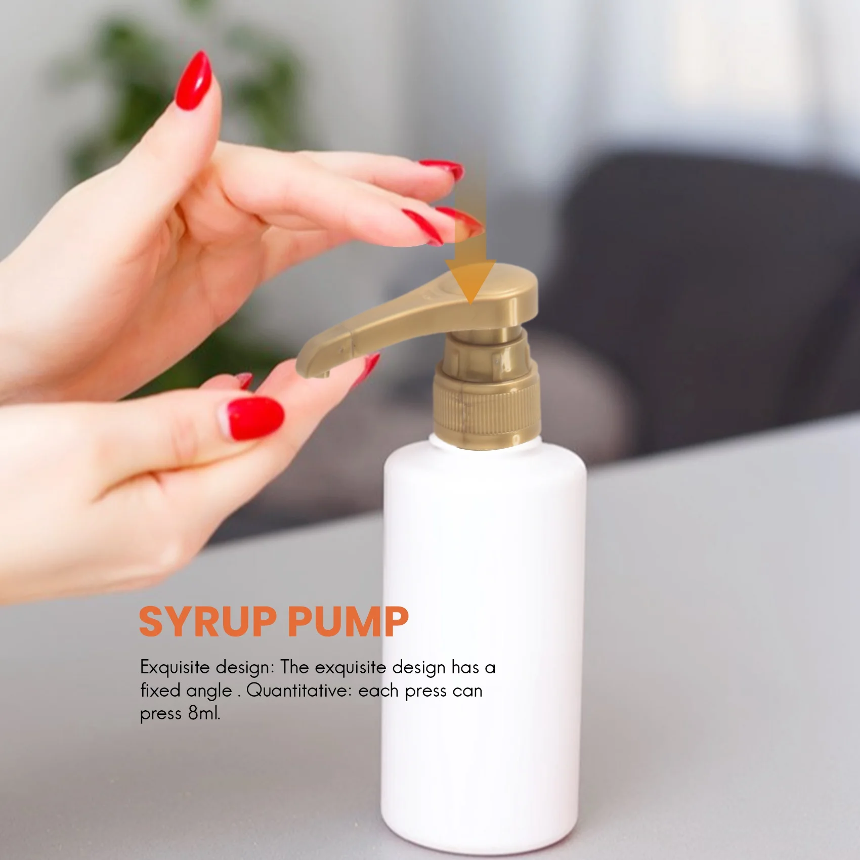 A66T 2 pz Caffè Latte Tè Dispenser Sciroppo Pompa Dispenser di Liquido Nero per Torani Sciroppo Bottiglia di Succo Pompa Dispenser