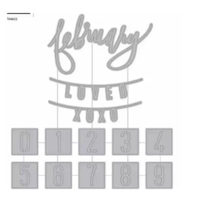 English  Clear Stamp For DIY Scrapbooking Card Making  A8009