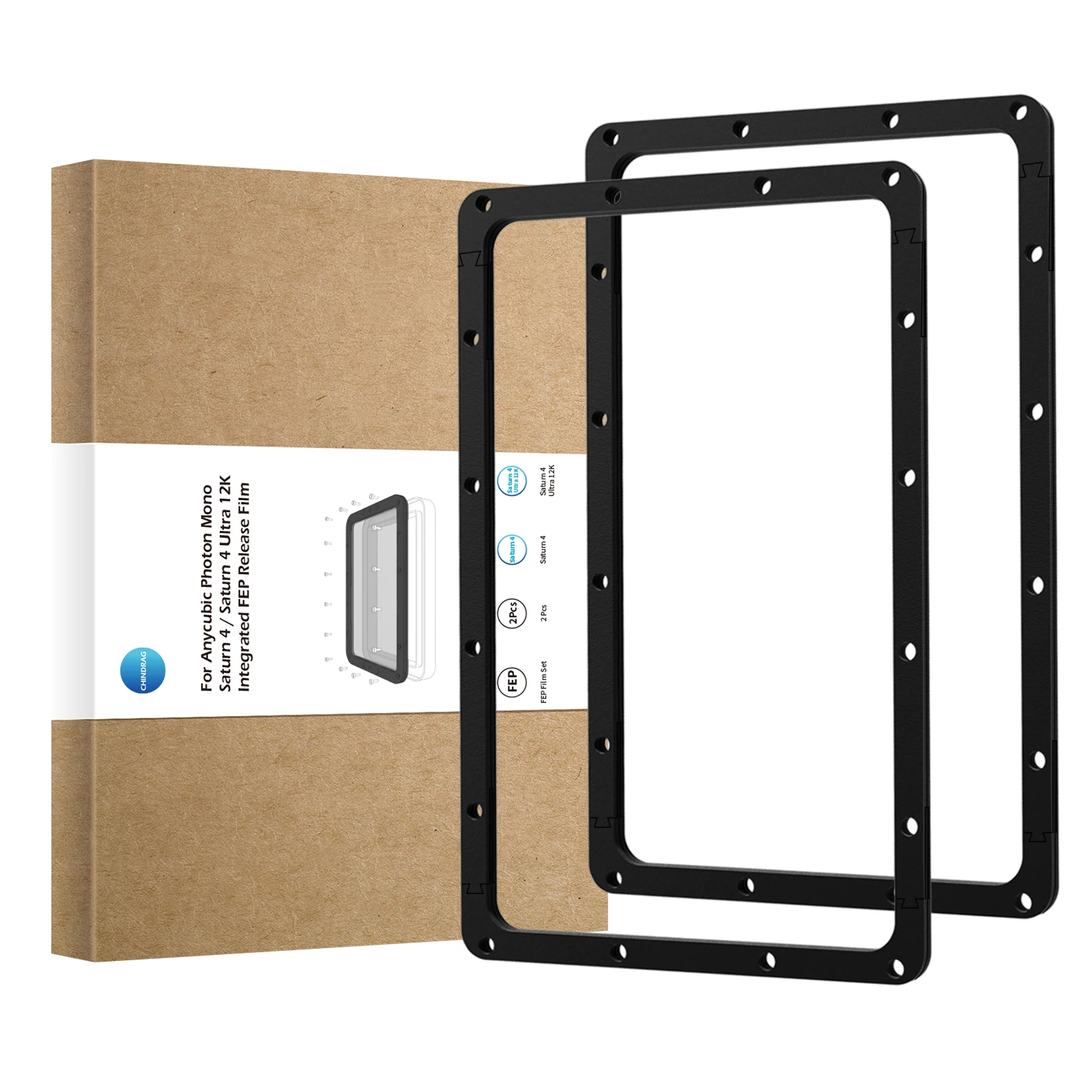 for ELEGOO saturn 4/saturn 4u 12K UV DLP LCD, saturn 4/saturn 4u 12K  FEP Film Resin Vat FEP Upgrades 3D Printer Accessories