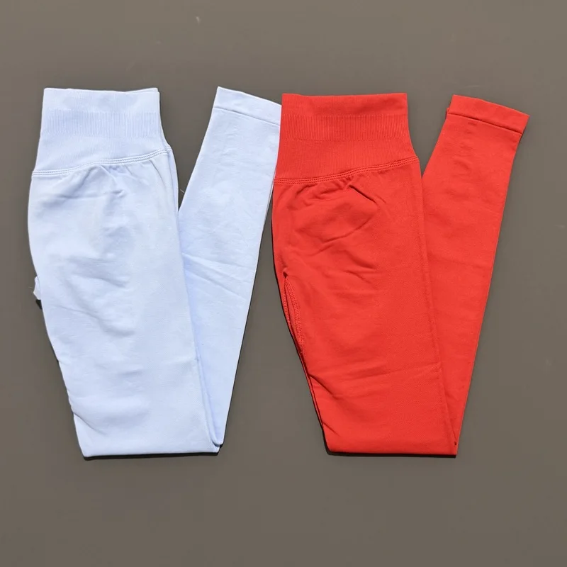 Histello Sports Leggings Women Seamless  Pants Yoga Tights Scrunch Bum Joggers Fitness Biker Pants Exercise Running Leggings image 6