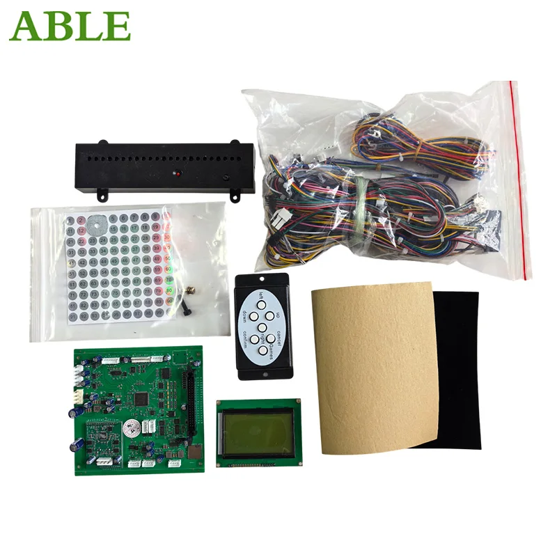 

MJ Clip Machine Kit - 24 Clips Arcade Joystick Crane Coin Acceptors For Children Vending Machine