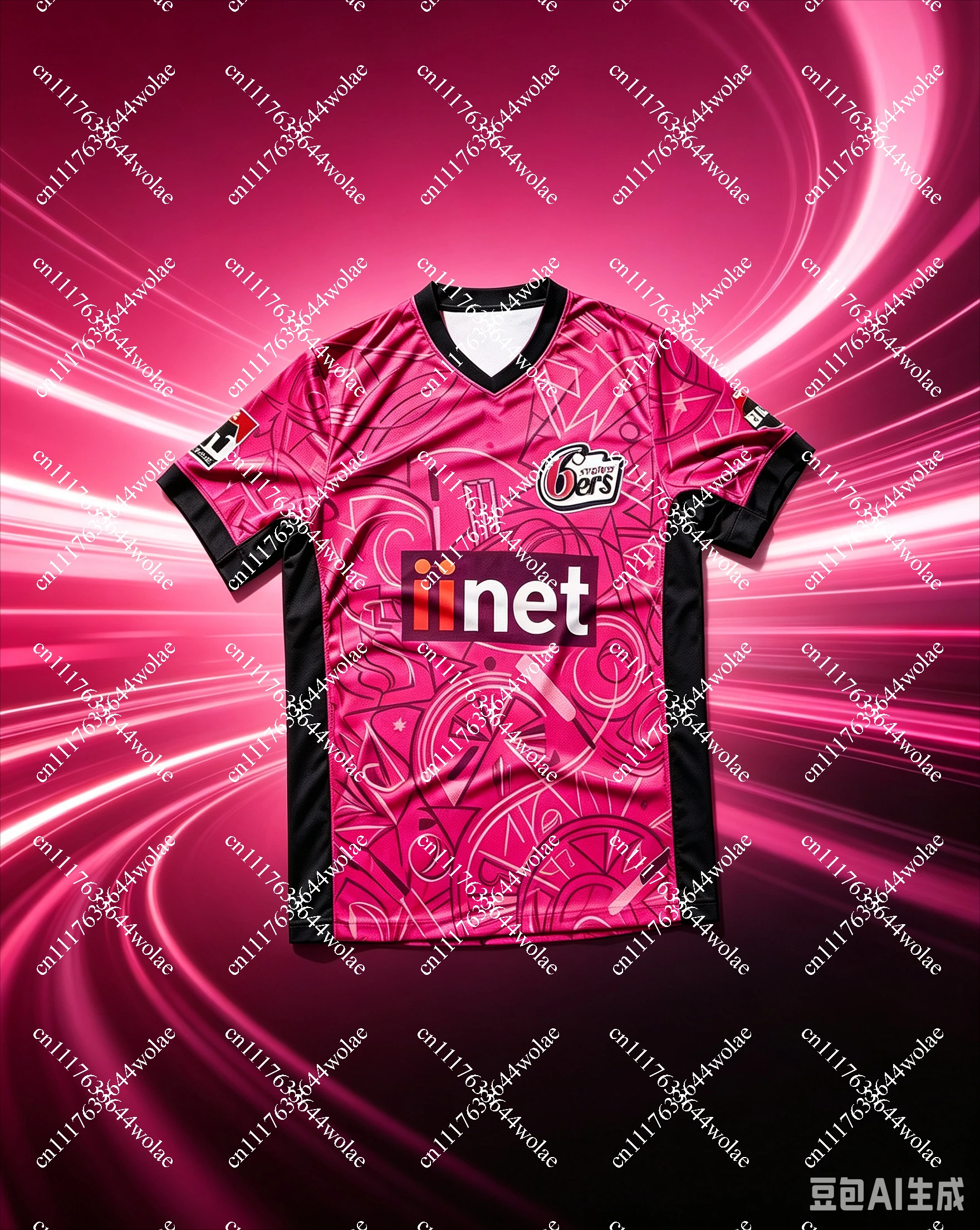 2026-27 New Sydney Sixers Cricket Jerseys Family Clothing Sports Match T-shirts Y2K Suitable for Daily Wear and Training Wear