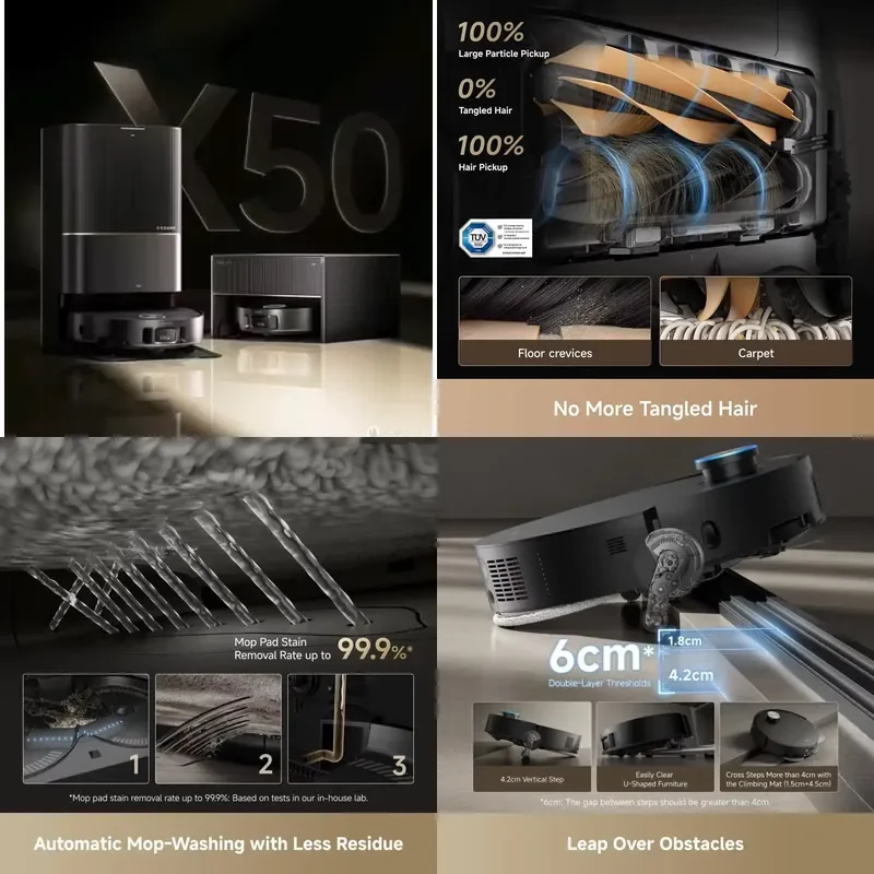 Flagship X50 intelligent sweeping automatic cleaning sweeping and mopping household battery