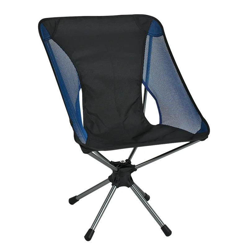Lightweight Compact Folding Beach Swivel Chair 360 Rotatable   Camping Chair for Outdoor Travel Picnic Festival Hiking