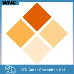 16x20 inches/40x50cm Color Correction Gel Filter Transparent Sheet Full 1/2 1/4 1/8 CTO Photography Lighting