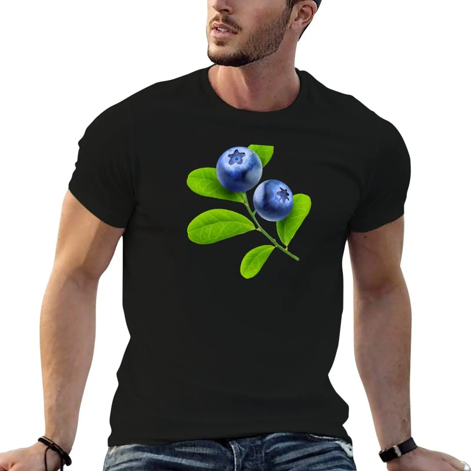 

Blueberries T-Shirt man t shirt graphic t shirt man plain T-Shirt