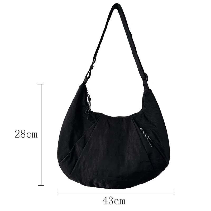 Waterproof Nylon  Yoga Bag Short Trip Lightweight Resistant Large Shoulder Crossbody Bags for Women