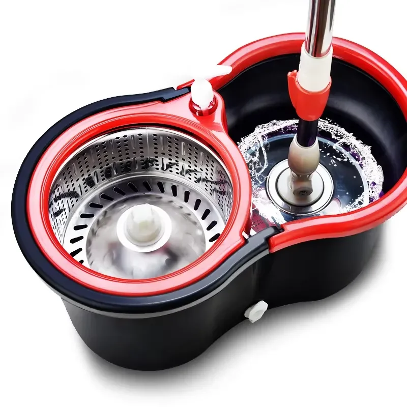 360 Rotating Mop and Bucket Set Magic Floor Cleaning Tool for Household Kitchen High Quality Manufacturer Price