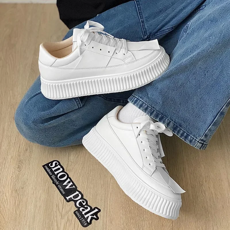 2023 New Sports and Leisure Thick Sole Big Toe Leisure Sports Hong Kong Style Forest Harajuku Trendy Men\'s Sports Shoes