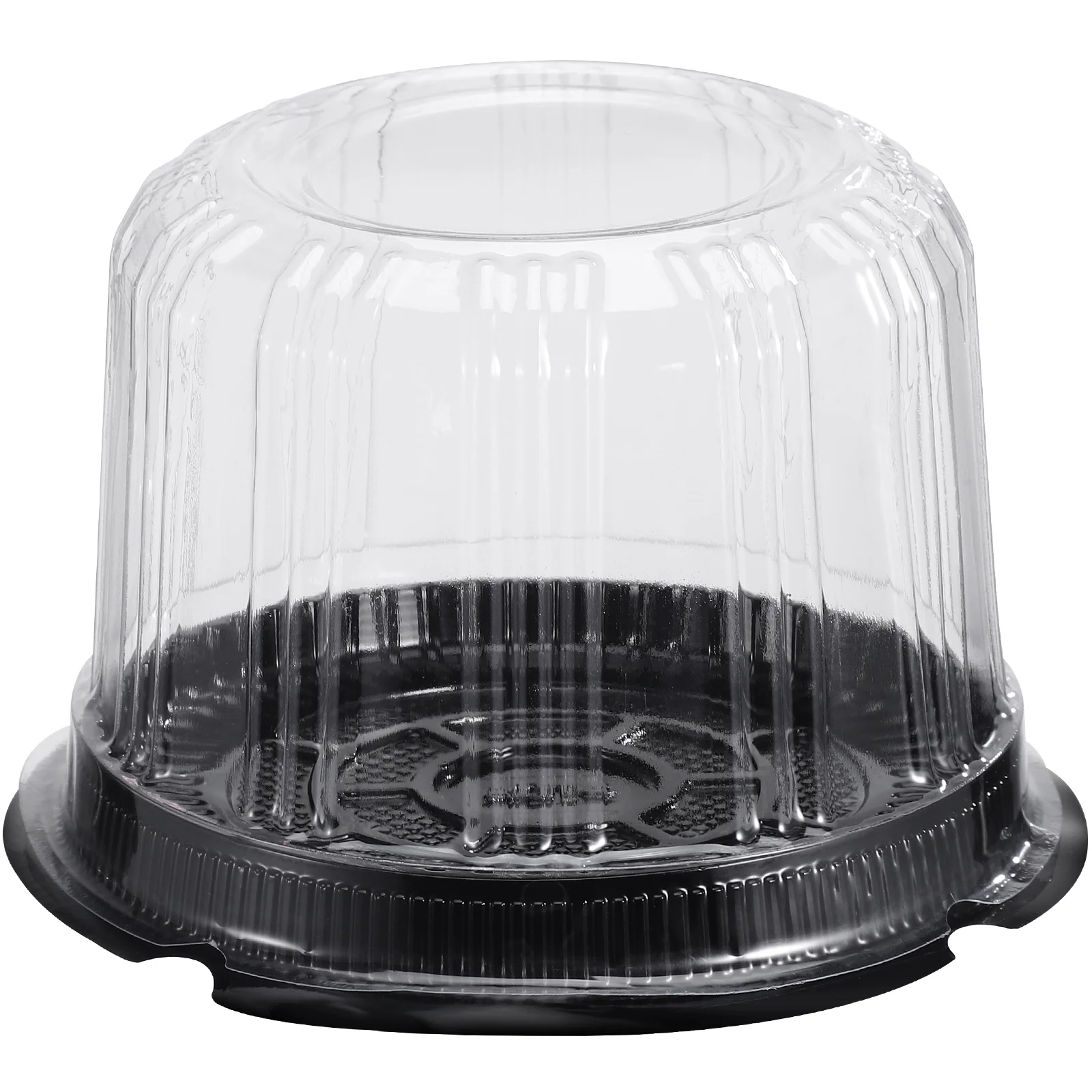 Clear Container with Lid Packing Box Cake Holder Carrier Chocolate Muffins Plastic Stand