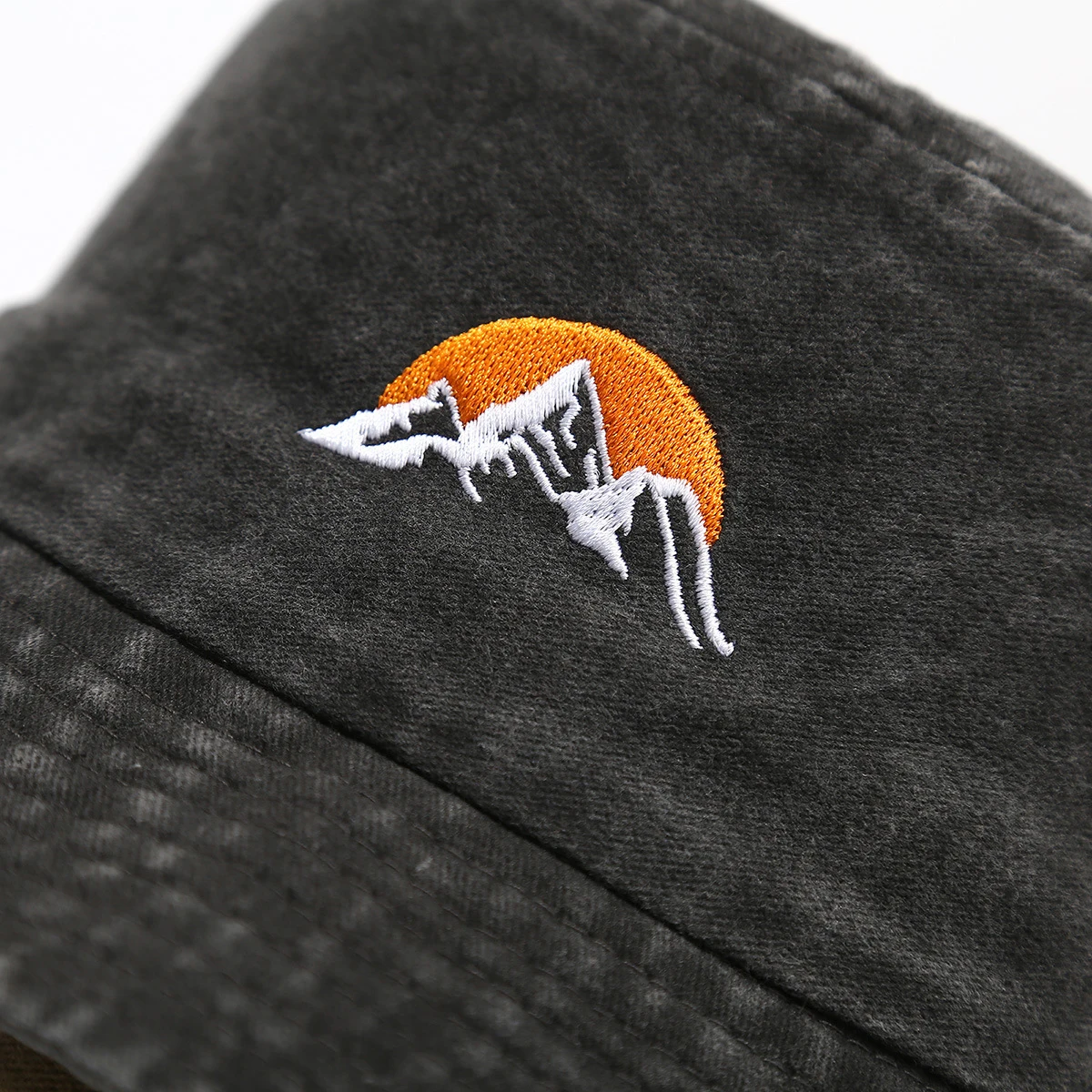 1 "شروق الشمس" قبعة صياد عصرية مطرزة وقبعة شمسية صديقة للبيئة ومناسبة لكل من الرجال #6