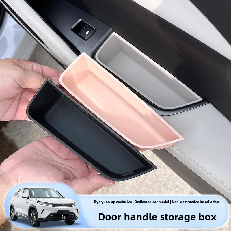 

Car Door Handle Storage Box Silicone Original Car Color Special Interior Modification for BYD Yuan UP Atto2