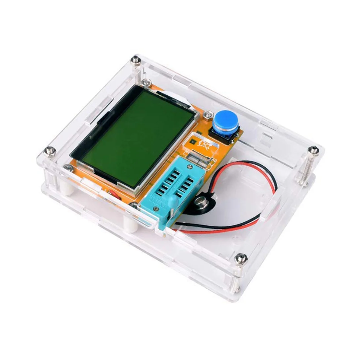 328 Grafische Transistortester, Npn Pnp Diode Triode Condensator Esr Mosfet Weerstandszin Lcd Display Checker