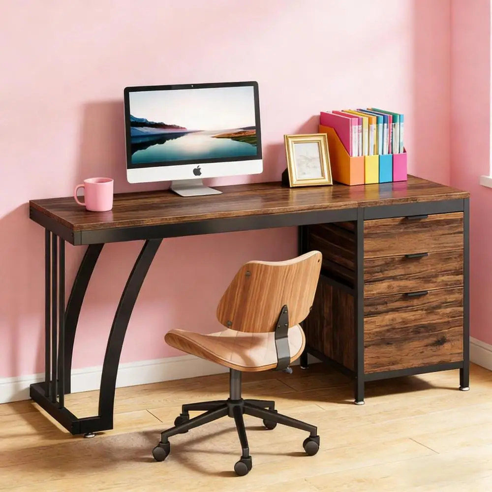 Extensive Office Desk,Computer Desk,Elegant Writing Desk