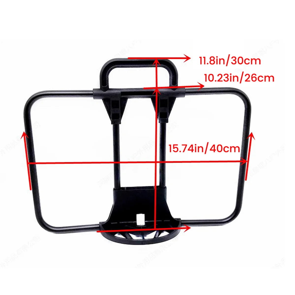 Folding Bicycle Bag Basket Frame Stand for Brompton S-Bag Basket Bag Folding Bicycle Accessories 40x26cm Black