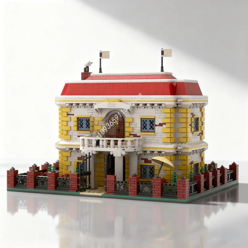 4078 قطعة MOC محافظ S قصر القراصنة نموذج اللبنات العمارة هدايا عيد الميلاد تجميع لتقوم بها بنفسك اللعب الطوب الإبداعي
