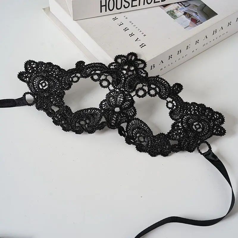 vrouw oogmasker onthouding kant oogmasker leuke dans Tiktok hete verkoop sluier sexy maskerade partij zwart masker partij oogmasker