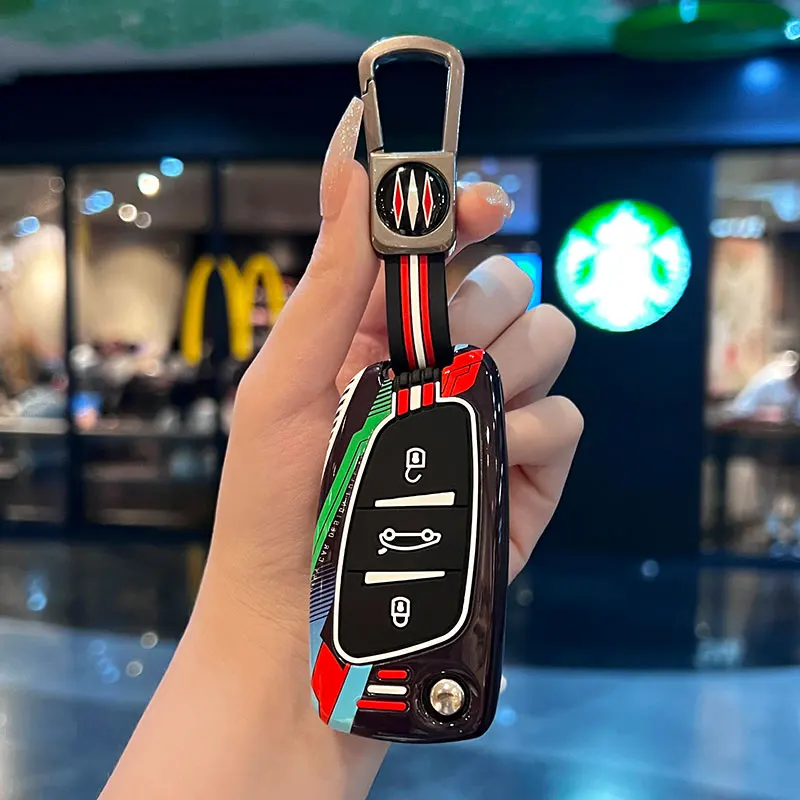 Car Key Case Cover Protect Shell Bag For Peugeot 3008 207 307 308 408 407 5008 Citroen C1 C2 C3 C4 C5 C6 C8 DS3 DS4 DS5 DS6
