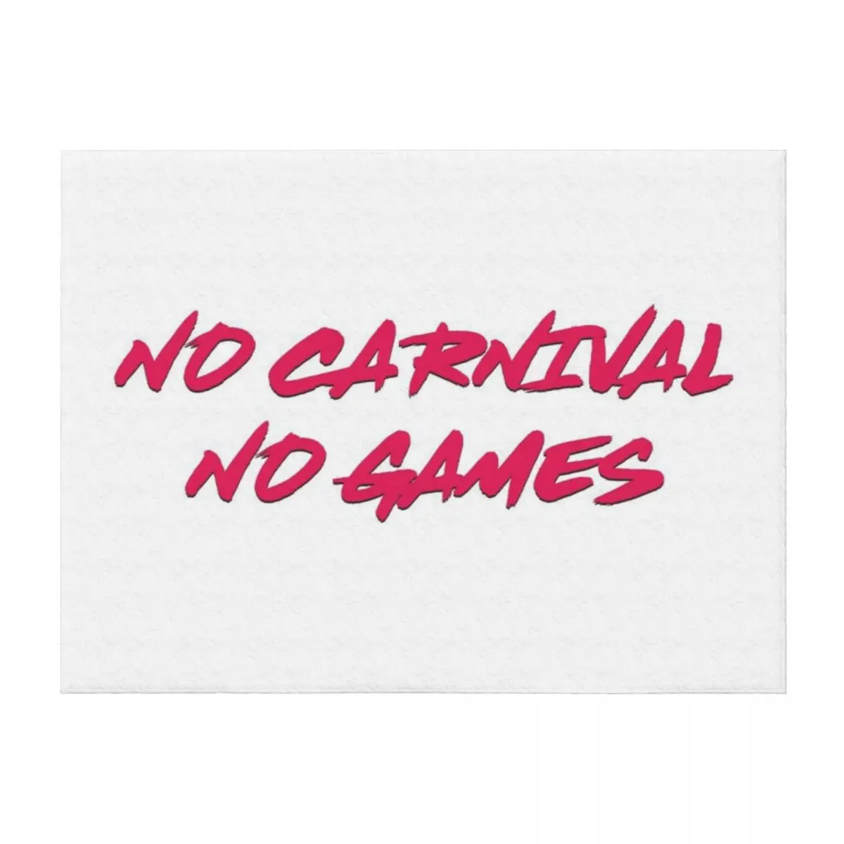 

No Carnival No Games TMG style Throw Blanket Sofa Throw Luxury Designer Luxury Thicken Plaid on the sofa Blankets