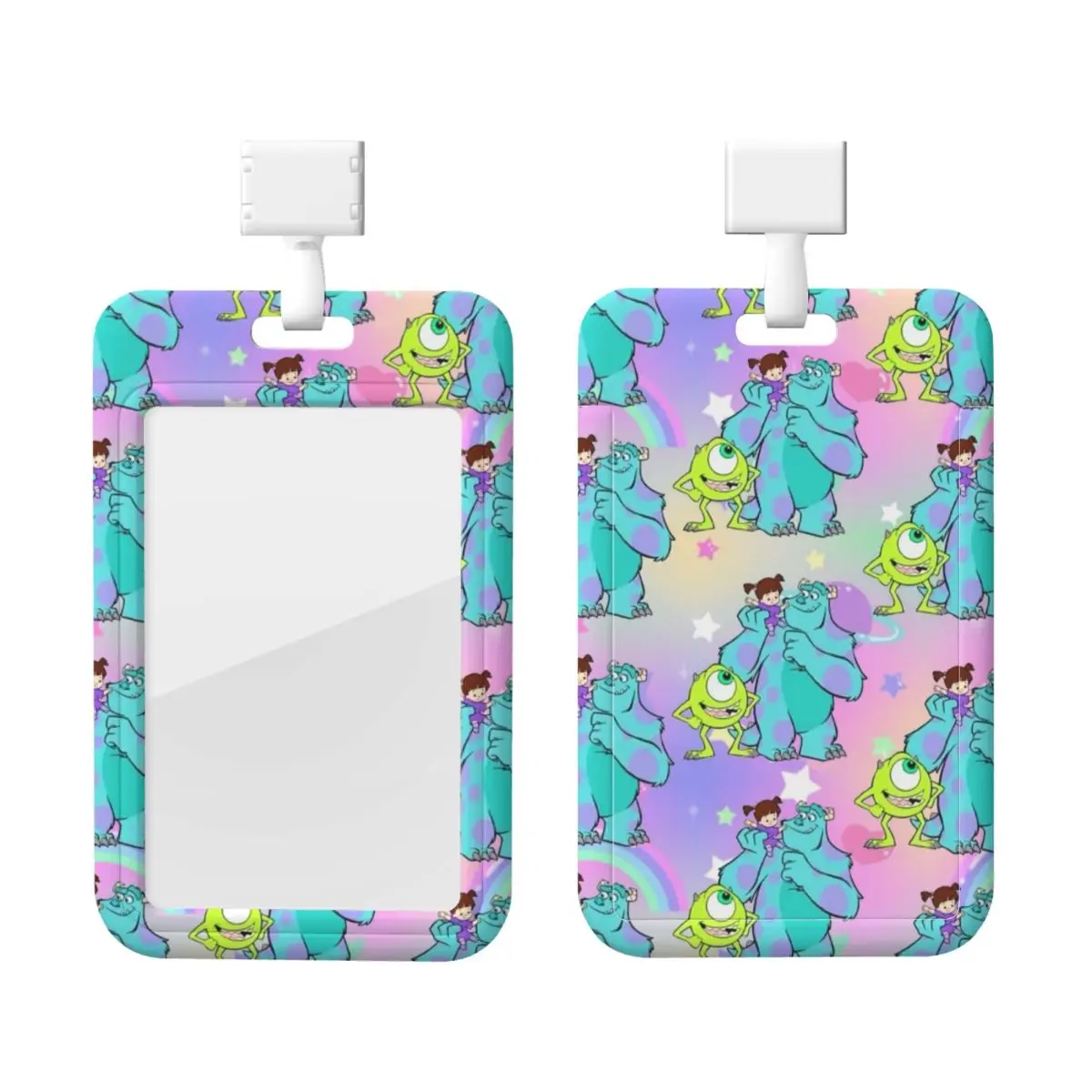 

Custom Monsters University Cartoon Card Badge Holder Card Holder Men Women Neck Strap ID Credential Holder Engineers