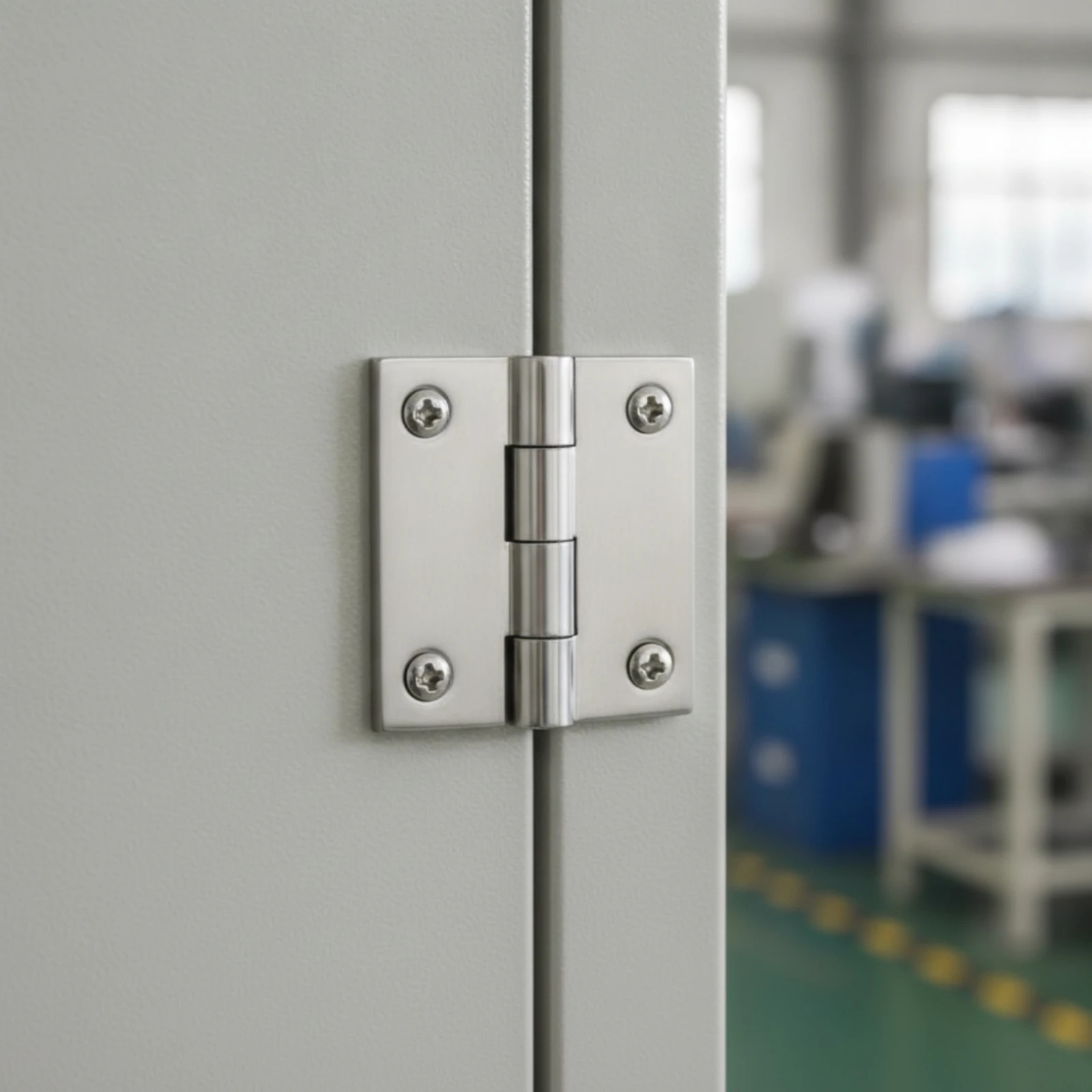 Butt Hinge Stainless Steel Hinge with Screws Hardware Polished Corrosion Resistant for DIYers, Cabinets, Boats