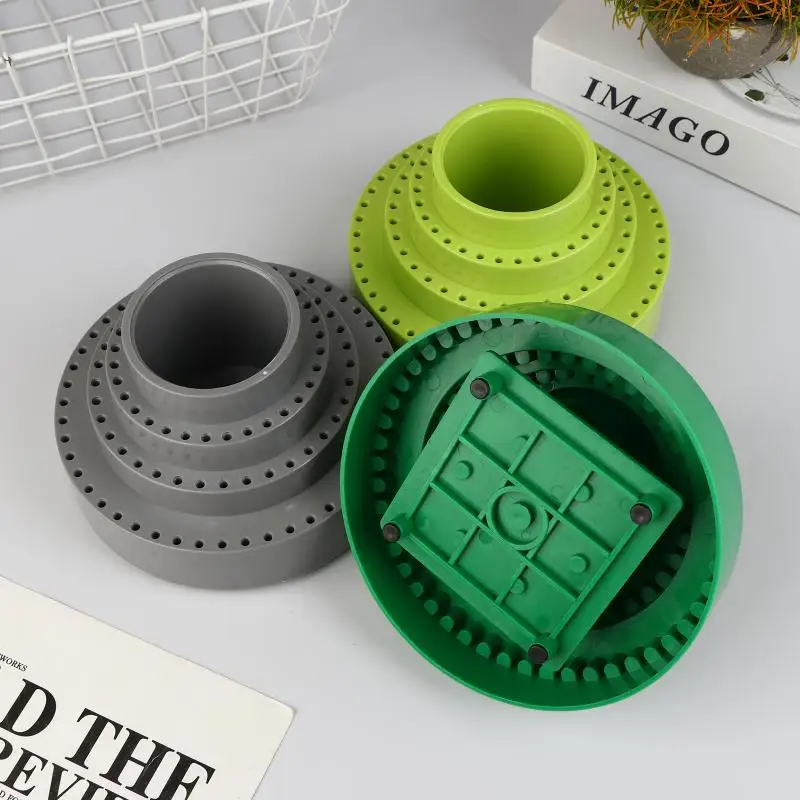 Modern Round Design Drill Bit Storage Solution; 360° Rotating Tool bit Holder; Convenient Screwdriver Bit Holder