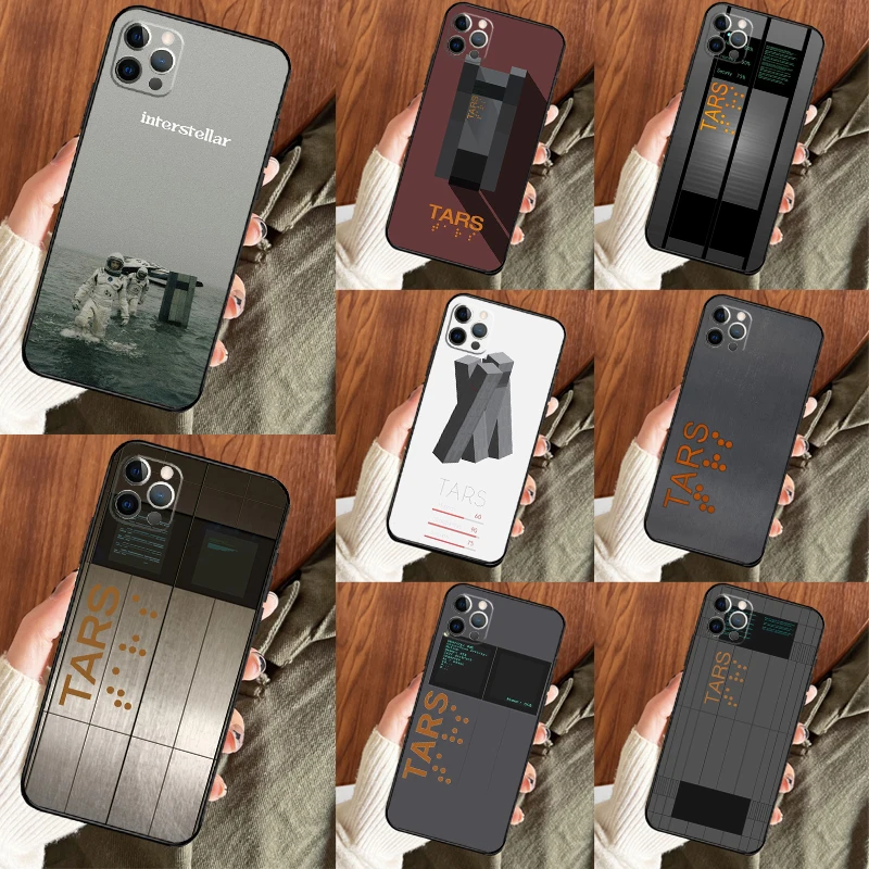 TARS Interstellar Movie Phone Case For iPhone 13 12 Mini 11 14 15 16 Pro Max X XR XS Plus Bumper Cover